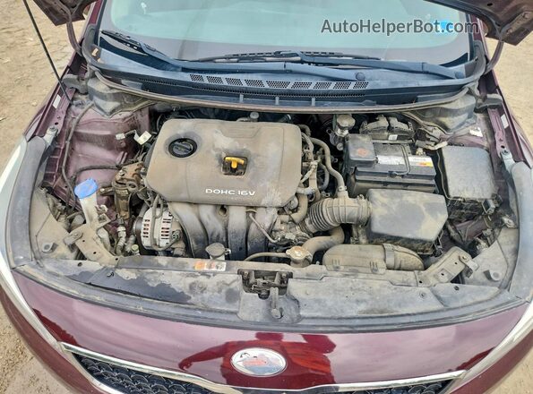3KPFL4A77JE196533 2018 KIA FORTE Purple Rear interior view
