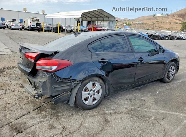 3KPFL4A77JE199352 2018 KIA FORTE Black Задня права чверть