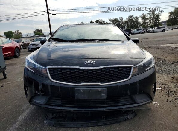 3KPFL4A77JE199352 2018 KIA FORTE Black Вид спереду