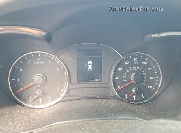 3KPFL4A77JE199352 2018 KIA FORTE Black Вид щитка приладів