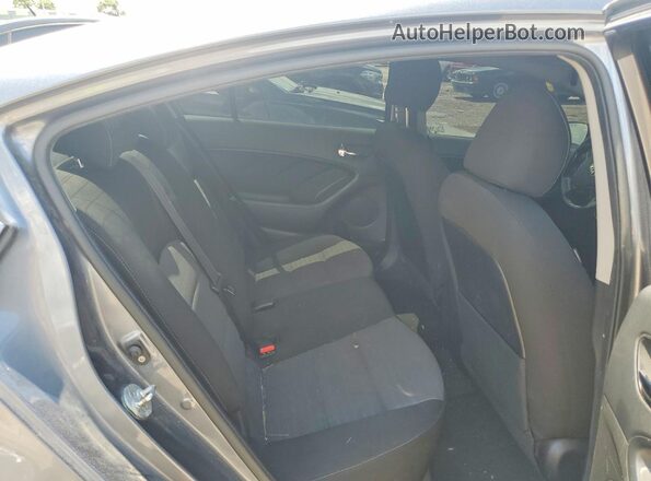 3KPFL4A77JE241633 2018 KIA FORTE Silver Rear seats view
