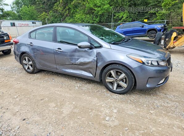 3KPFL4A78JE242287 2018 KIA FORTE Gray Передня права чверть