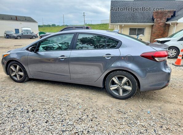 3KPFL4A78JE242287 2018 KIA FORTE Gray Задня ліва чверть