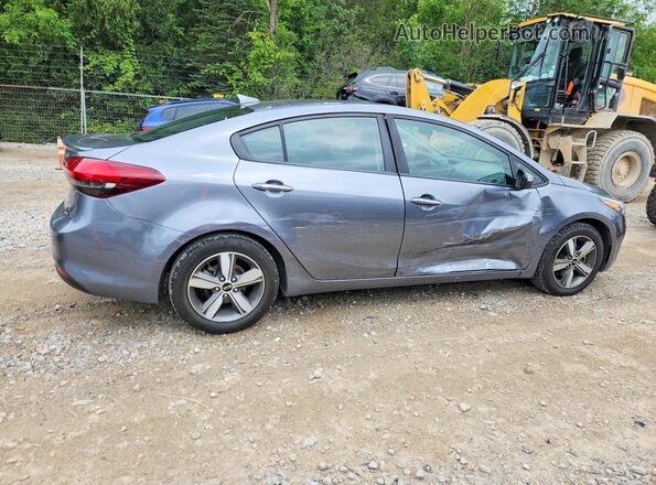3KPFL4A78JE242287 2018 KIA FORTE Gray Задня права чверть