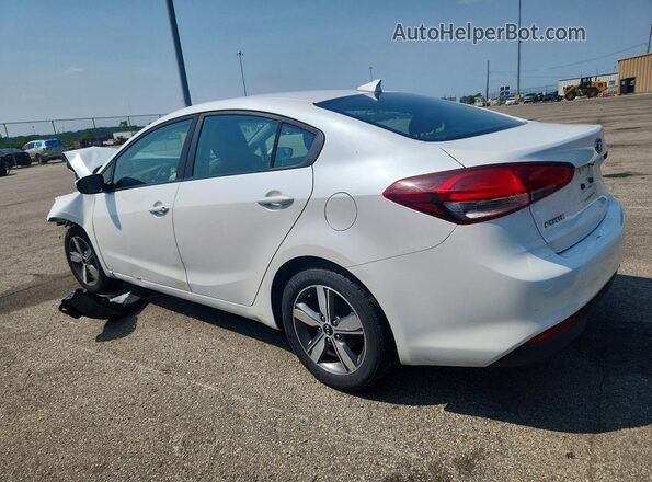 3KPFL4A79JE204583 2018 KIA FORTE White Trasero izquierdo