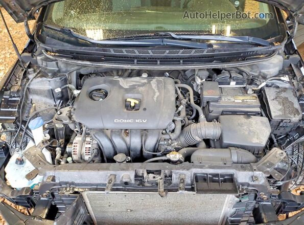 3KPFL4A79JE248986 2018 KIA FORTE Black Սալոնի հետևի տեսք