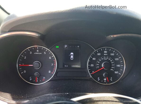 3KPFL4A79JE283902 2018 KIA FORTE Black Instrument cluster view