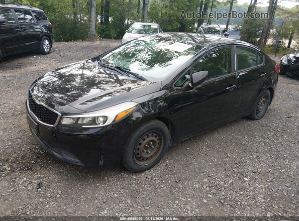 3KPFL4A7XHE052548 2017 KIA FORTE Black Vista tres cuartos delantera izquierda