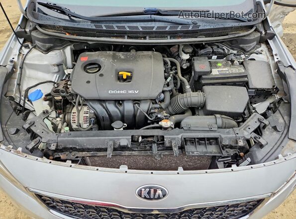 3KPFL4A7XHE098770 2017 KIA FORTE Silver Սալոնի հետևի տեսք