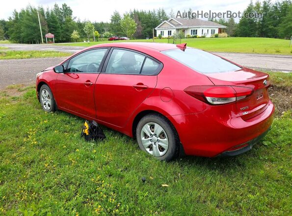 3KPFL4A7XHE135395 2017 KIA FORTE Burgundy Tył lewy