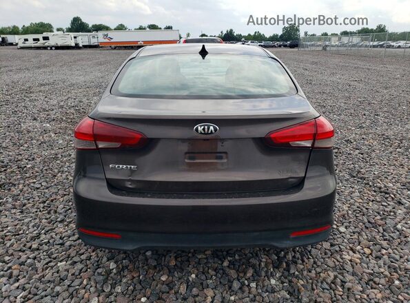 3KPFL4A7XHE156179 2017 KIA FORTE Коричневый Вид сзади