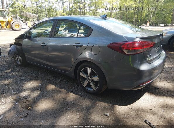 3KPFL4A7XJE220596 2018 KIA FORTE Серый Задняя левая четверть