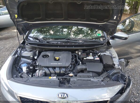 3KPFL4A7XJE220596 2018 KIA FORTE Серый Вид сзади