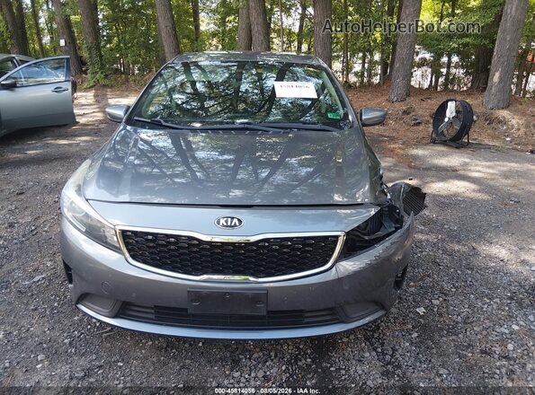 3KPFL4A7XJE220596 2018 KIA FORTE Серый Вид щитка приборов
