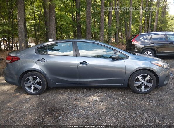 3KPFL4A7XJE220596 2018 KIA FORTE Серый Вид задней части салона