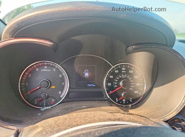 3KPFL4A81HE128540 2017 KIA FORTE Белый Вид щитка приборов