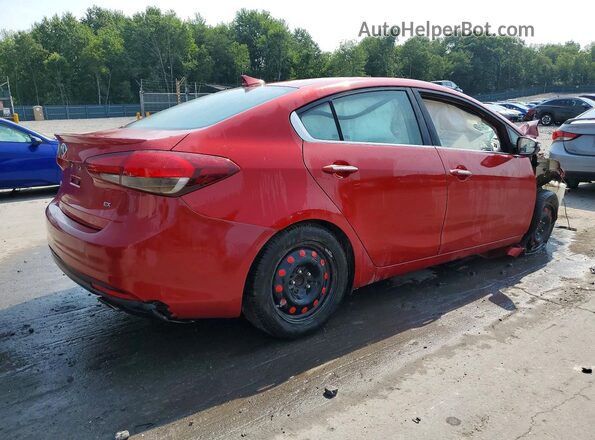3KPFL4A86HE115654 2017 KIA FORTE Red Tył prawy