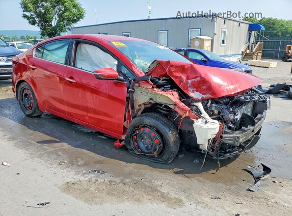 3KPFL4A86HE115654 2017 KIA FORTE Red Przód prawy