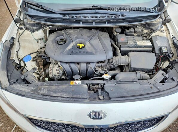 3KPFL4A88HE091003 2017 KIA FORTE White Вид задньої частини салону