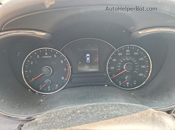 3KPFL4A8XHE093786 2017 KIA FORTE White Սարքավորումների վահանակի տեսք