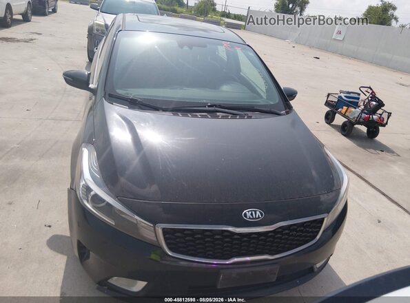 3KPFN4A82HE112809 2017 KIA FORTE Black Vista del cuadro de instrumentos