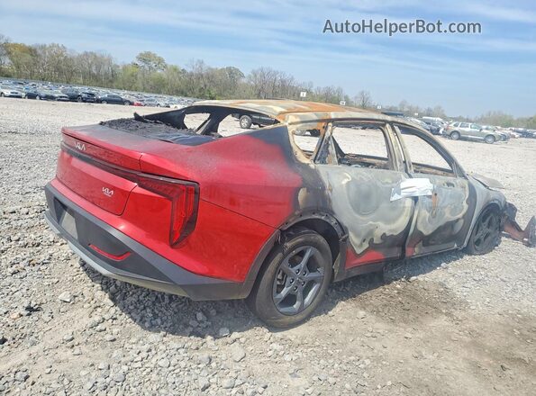 3KPFT4DE0SE022539 2025 KIA K4 Red Rear right