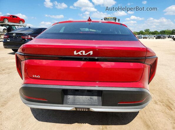 3KPFT4DE0SE206878 2025 KIA K4 Красный Вид сзади