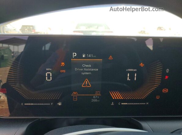 3KPFT4DE0SE249701 2025 KIA K4 Blue Vista del cuadro de instrumentos