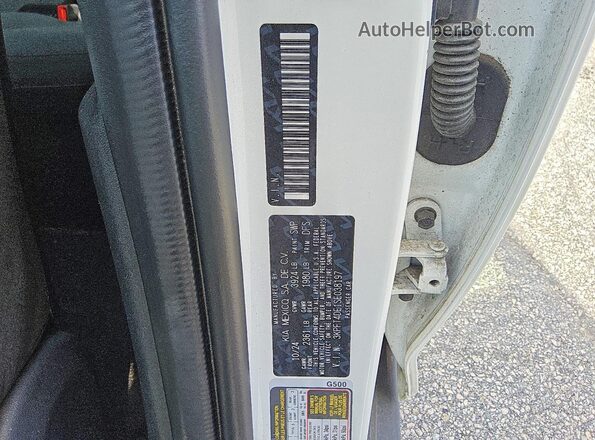 3KPFT4DE1SE038197 2025 KIA K4 White Շարժիչի բաժամունքի տեսք