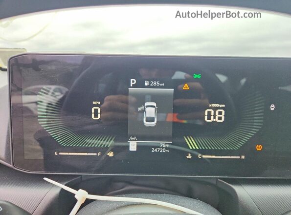 3KPFT4DE1SE094298 2025 KIA K4 Черный Вид щитка приборов