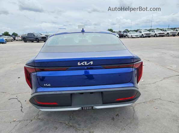 3KPFT4DE1SE097752 2025 KIA K4 Blue Vista trasera