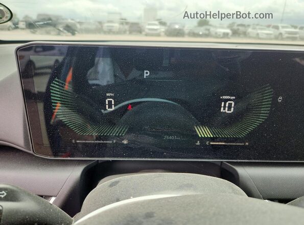3KPFT4DE1SE097752 2025 KIA K4 Blue Vista del cuadro de instrumentos