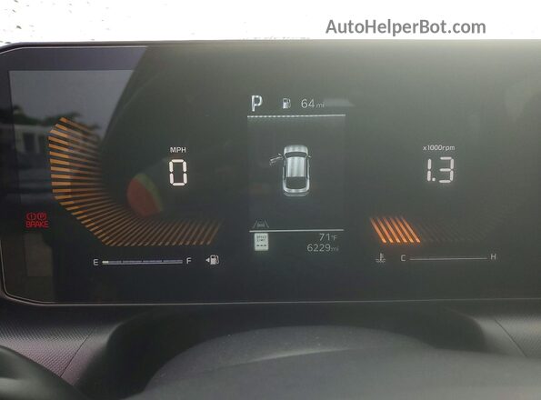 3KPFT4DE1SE102240 2025 KIA K4 Black ხელსაწყოთა პანელის ხედი
