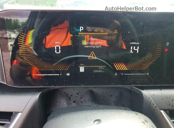 3KPFT4DE1SE131592 2025 KIA K4 Black Vista del cuadro de instrumentos