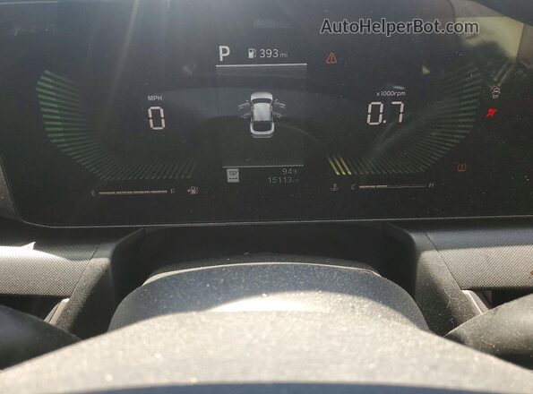 3KPFT4DE1SE147288 2025 KIA K4 Blue Widok zestawu wskaźników