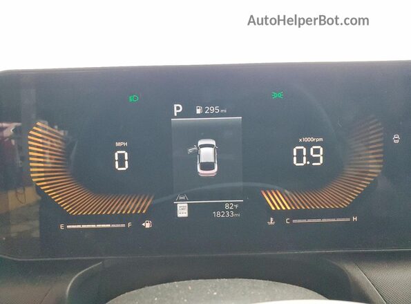 3KPFT4DE2SE040136 2025 KIA K4 Серый Вид щитка приборов