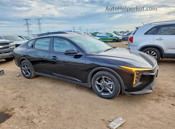 3KPFT4DE2SE213640 2025 KIA K4 Black Передня права чверть
