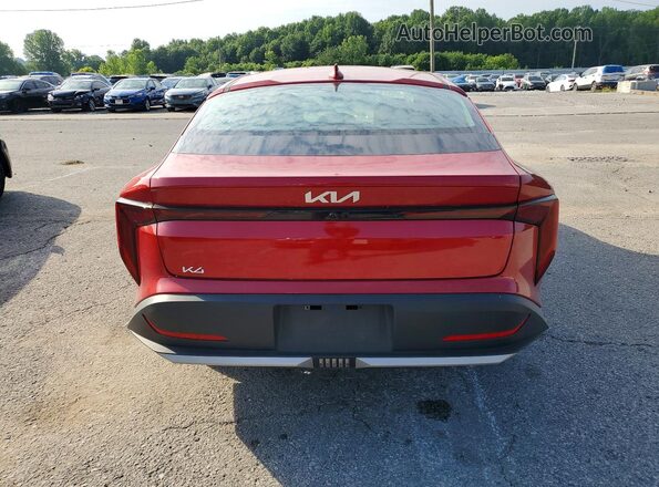 3KPFT4DE2SE221480 2025 KIA K4 Red Հետևի տեսք