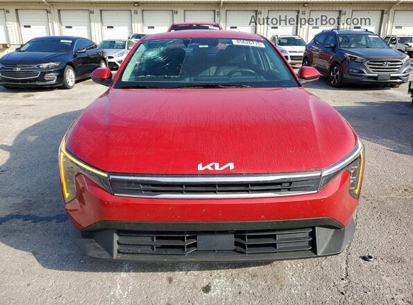 3KPFT4DE2SE221480 2025 KIA K4 Red Դիմացի տեսք