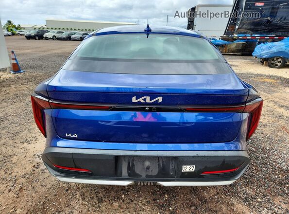 3KPFT4DE3SE055048 2025 KIA K4 Blue Vista del compartimento del motor