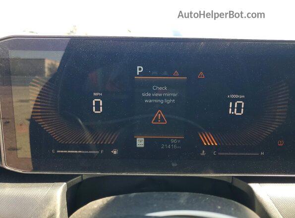 3KPFT4DE4SE027663 2025 KIA K4 Blue ხელსაწყოთა პანელის ხედი