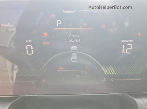 3KPFT4DE4SE065054 2025 KIA K4 White Вид щитка приладів