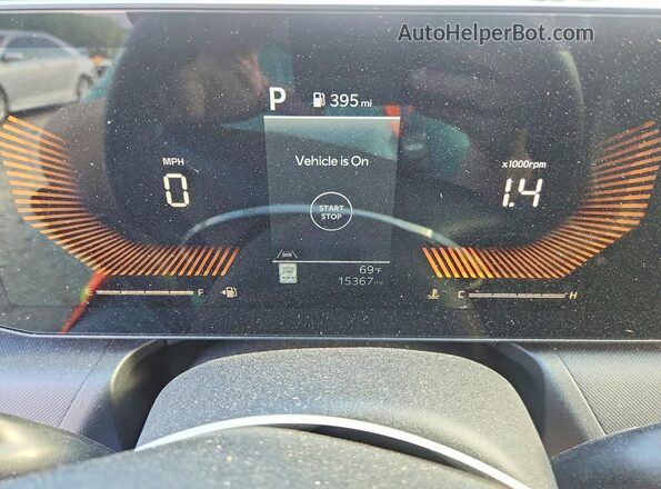 3KPFT4DE4SE090942 2025 KIA K4 Charcoal ხელსაწყოთა პანელის ხედი