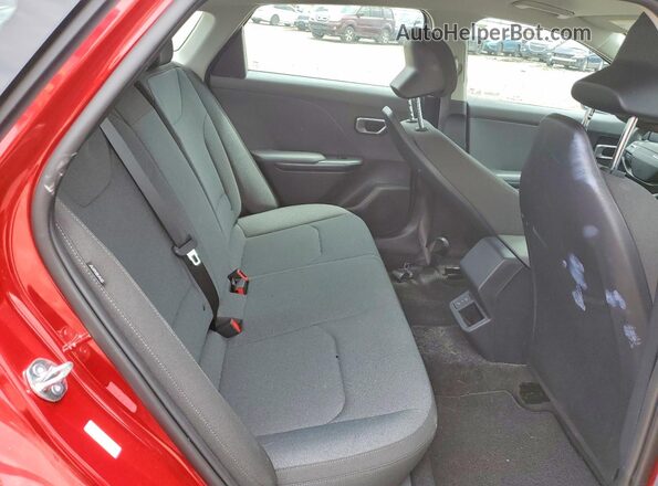 3KPFT4DE4SE137242 2025 KIA K4 Red Rear seats view
