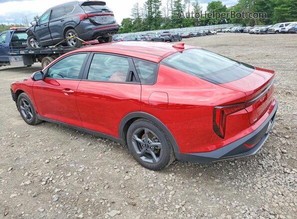 3KPFT4DE4SE137242 2025 KIA K4 Red Rear left