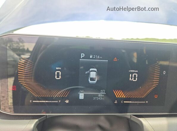 3KPFT4DE5SE088486 2025 KIA K4 Blue ხელსაწყოთა პანელის ხედი