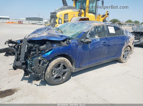 3KPFT4DE6SE044335 2025 KIA K4 Blue Передня ліва чверть