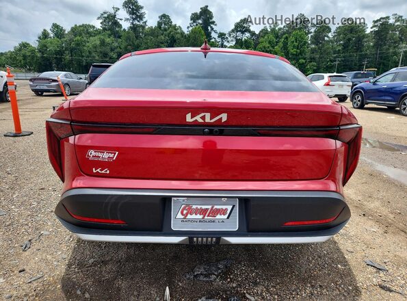 3KPFT4DE6SE063211 2025 KIA K4 Red Вид ззаду