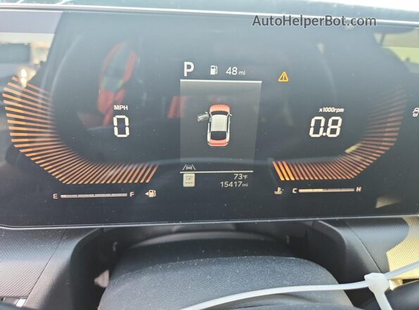 3KPFT4DE6SE081823 2025 KIA K4 Black Widok zestawu wskaźników