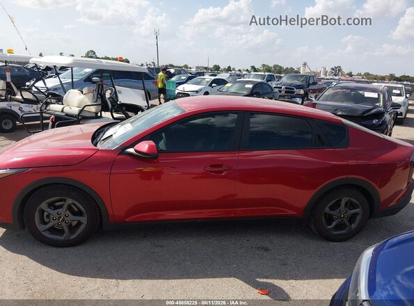 3KPFT4DE7SE006404 2025 KIA K4 Red Rear interior view